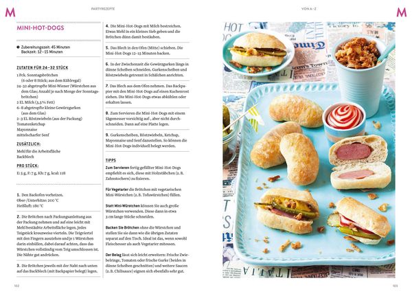 Produktbild: Partyrezepte von A&ndash;Z