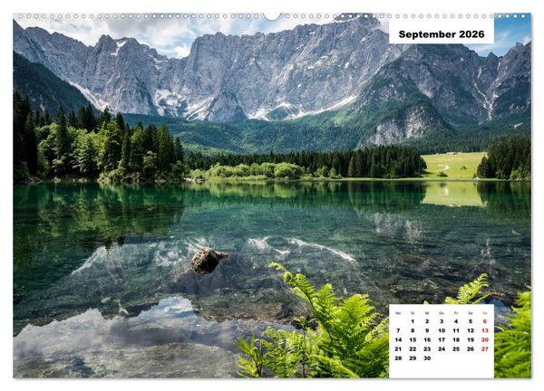 Produktbild: Faszination Ostalpen - von Berchtesgaden bis Slowenien (Wandkalender 2026 DIN A2 quer), CALVENDO Monatskalender