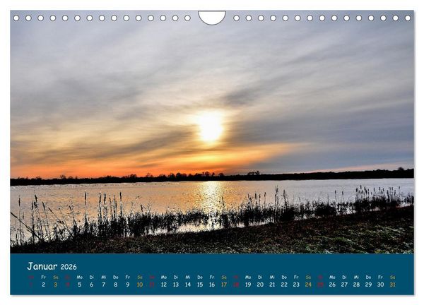 Produktbild: Naturschutzgebiet W&uuml;mme (Wandkalender 2026 DIN A4 quer), CALVENDO Monatskalender