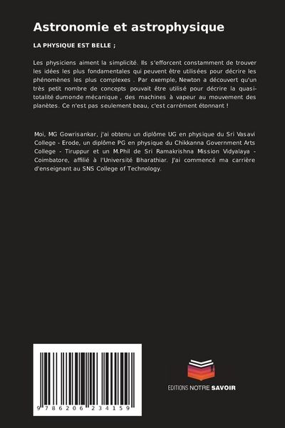 Produktbild: Astronomie et astrophysique