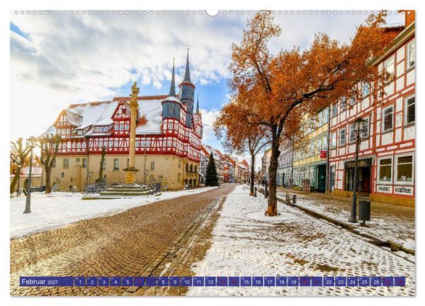 Produktbild: Duderstadt im Winter (Wandkalender 2027 DIN A2 quer), CALVENDO Monatskalender