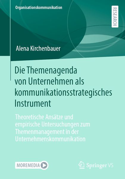 Produktbild: Die Themenagenda von Unternehmen als kommunikationsstrategisches Instrument