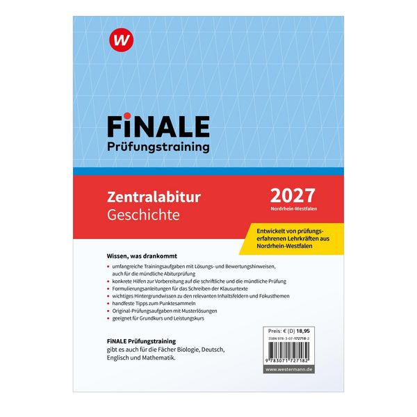Produktbild: FiNALE Pr&uuml;fungstraining Zentralabitur Nordrhein-Westfalen