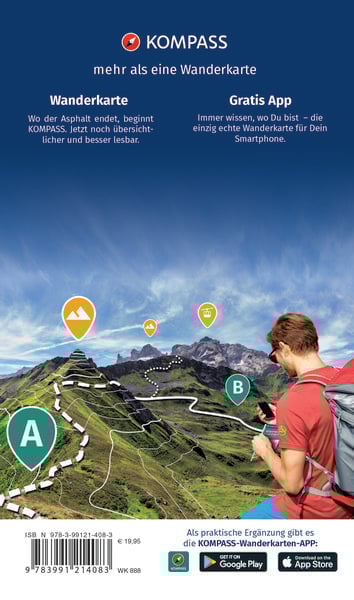 KOMPASS Wanderkarten-Set 888 Schwarzwald Gesamt (4 Karten) 1:50.000