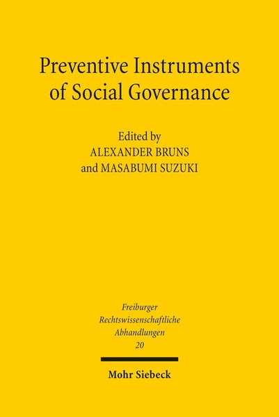 Produktbild: Preventive Instruments of Social Governance