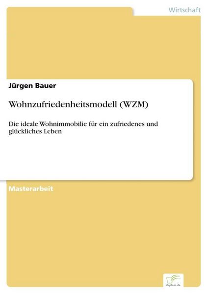 Produktbild: Wohnzufriedenheitsmodell (WZM)