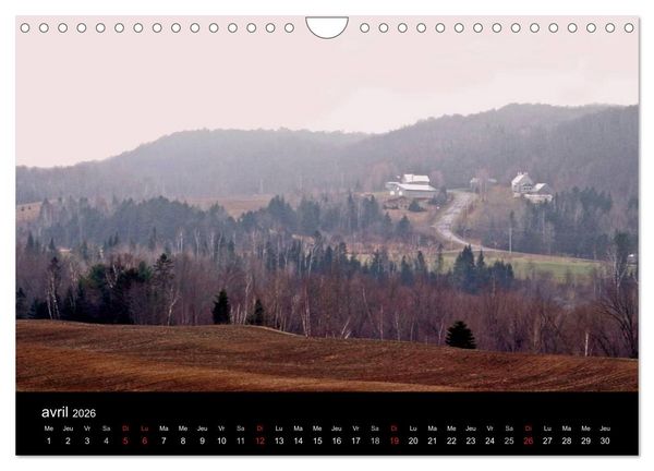 Produktbild: Regard sur les saisons du Qu&eacute;bec (Calendrier mural 2026 DIN A4 vertical), CALVENDO calendrier mensuel