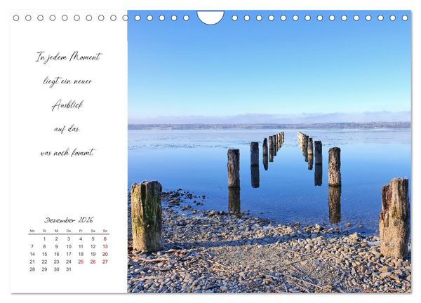 Produktbild: Der Atem der Stille - Achtsame Augenblicke in der Natur (Wandkalender 2026 DIN A4 quer), CALVENDO Monatskalender