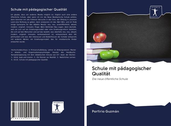 Schule mit pädagogischer Qualität, Taschenbuch von Porfirio Guzmán, Verlag Unser Wissen, 9786200904744