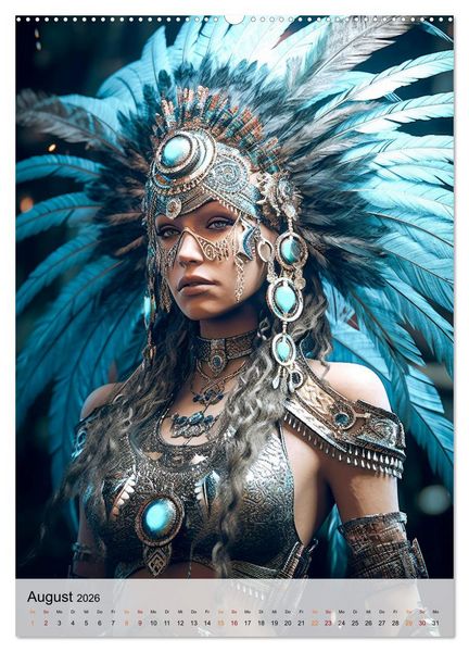 Produktbild: Fantasy Queens (Wandkalender 2026 DIN A2 hoch), CALVENDO Monatskalender