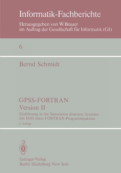 Springer Berlin Gpss-Fortran, Version Ii