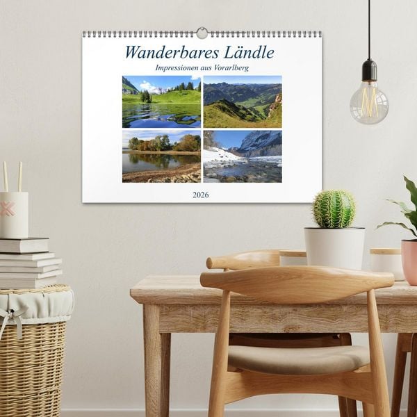 Produktbild: Wanderbares L&auml;ndle - Impressionen aus Vorarlberg (Wandkalender 2026 DIN A3 quer), CALVENDO Monatskalender