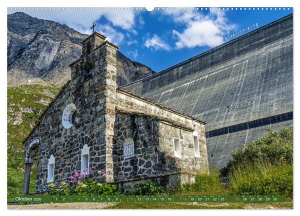 Produktbild: Hotspots im Wallis - Schweiz (Wandkalender 2026 DIN A2 quer), CALVENDO Monatskalender