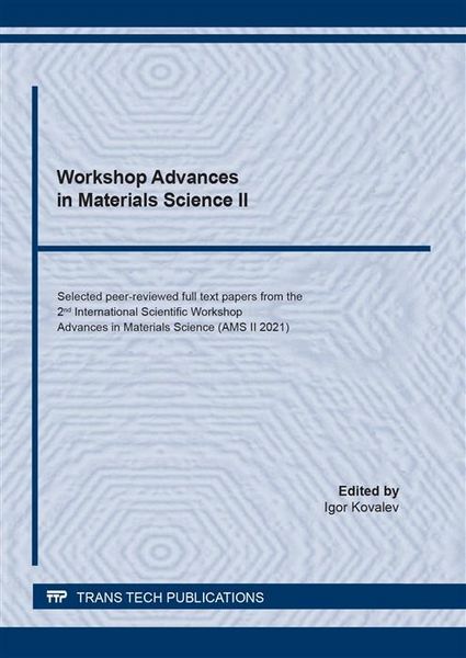 Produktbild: Workshop Advances in Materials Science II