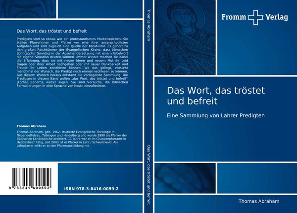 Das Wort, das tröstet und befreit, Taschenbuch von Thomas Abraham, Fromm Verlag, 9783841600592