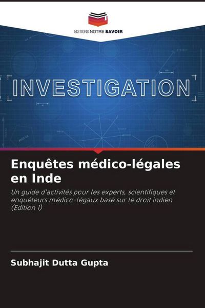Produktbild: Enqu&ecirc;tes m&eacute;dico-l&eacute;gales en Inde