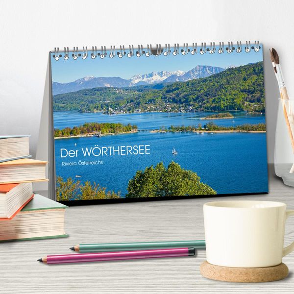 Produktbild: Der W&ouml;rthersee - &Ouml;sterreichs Riviera (Tischkalender 2026 DIN A5 quer), CALVENDO Monatskalender