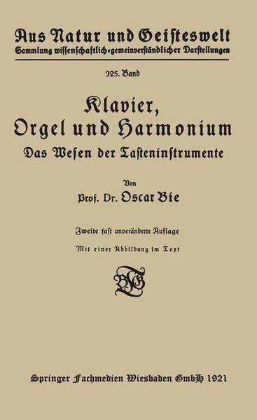 Produktbild: Klavier, Orgel und Harmonium