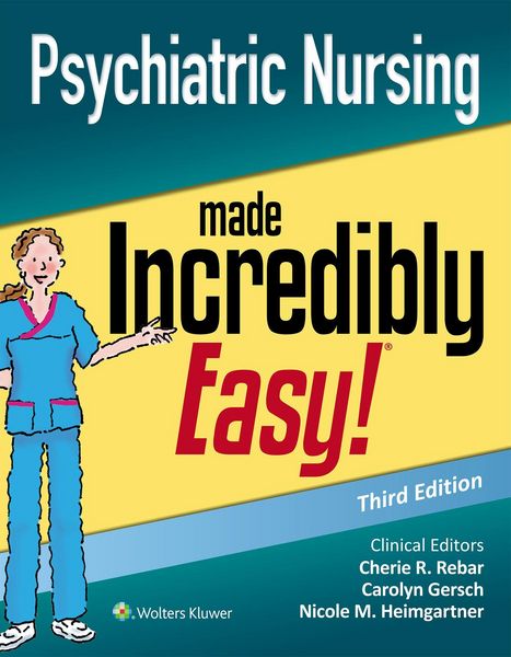 Produktbild: Psychiatric Nursing Made Incredibly Easy
