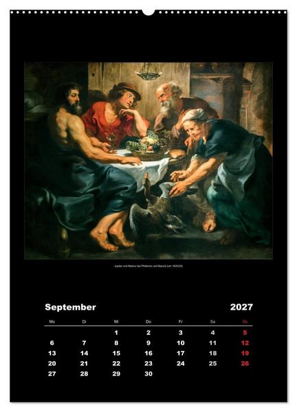 Produktbild: Peter Paul Rubens - Rubens (Wandkalender 2027 DIN A2 hoch), CALVENDO Monatskalender