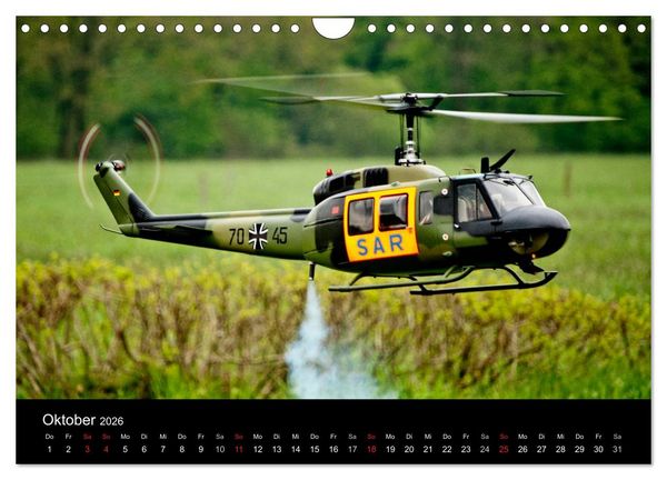 Produktbild: Modellhubschrauber (Wandkalender 2026 DIN A4 quer), CALVENDO Monatskalender