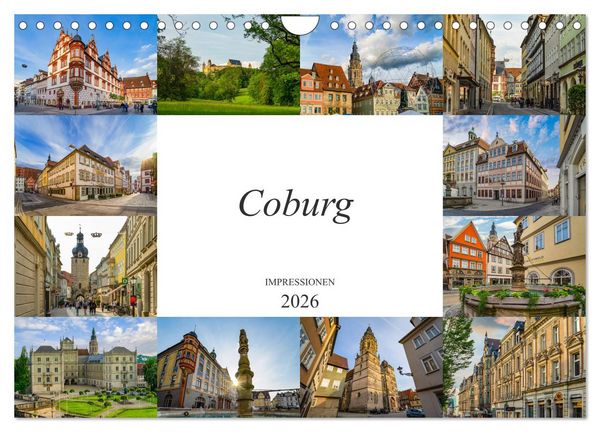 Produktbild: Coburg Impressionen (Wandkalender 2026 DIN A4 quer), CALVENDO Monatskalender