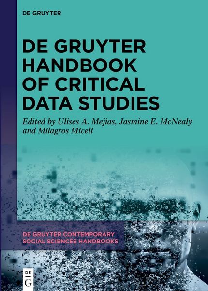 Produktbild: De Gruyter Handbook of Critical Data Studies