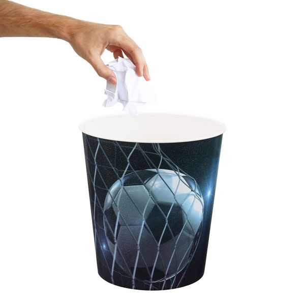 Produktbild: Idena Papierkorb Fu&szlig;ball PP 9L