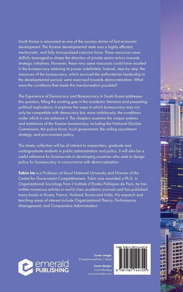 Produktbild: The Experience of Democracy and Bureaucracy in South Korea