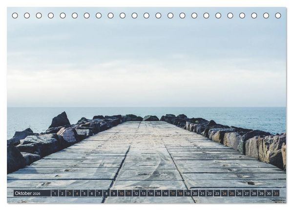 Produktbild: Jutland - D&auml;nemarks Nordseek&uuml;ste (Tischkalender 2026 DIN A5 quer), CALVENDO Monatskalender