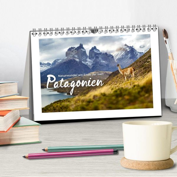 Produktbild: Patagonien - Naturwunder am Ende der Welt (Tischkalender 2026 DIN A5 quer), CALVENDO Monatskalender