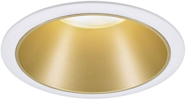 Paulmann 93405 Cole Coin LED-Einbauleuchte LED 6W Weiß, Gold