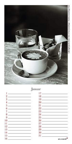 Produktbild: Geburtstagskalender Espresso, Cappuccino & Co.