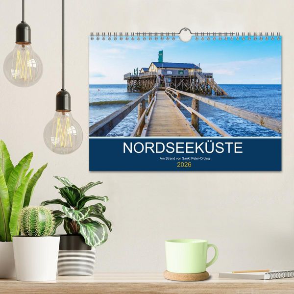 Produktbild: Nordseek&uuml;ste Am Strand von Sankt Peter-Ording (Wandkalender 2026 DIN A4 quer), CALVENDO Monatskalender