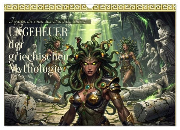 Produktbild: Ungeheuer der griechischen Mythologie (Wandkalender 2027 DIN A3 quer), CALVENDO Monatskalender