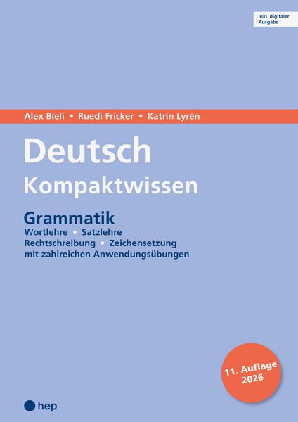 Produktbild: Deutsch Kompaktwissen. Grammatik (Print inkl. digitaler Ausgabe, Neuauflage 2026)