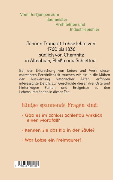 Produktbild: Johann Traugott Lohse