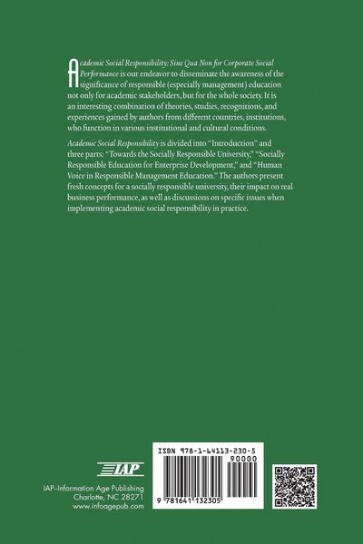 Produktbild: Academic Social Responsibility