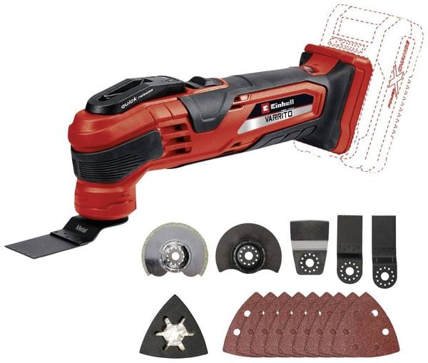 Einhell Power X-Change VARRITO 4465160 Akku-Multifunktionswerkzeug ohne Akku 18 V Anzahl mitgelieferte Akkus 0