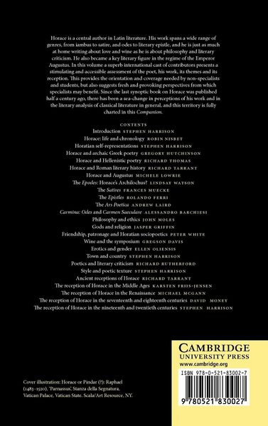 Produktbild: The Cambridge Companion to Horace