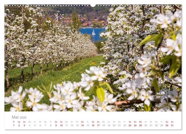 Produktbild: BODENSEE Drei L&auml;nder - ein See (Wandkalender 2026 DIN A2 quer), CALVENDO Monatskalender