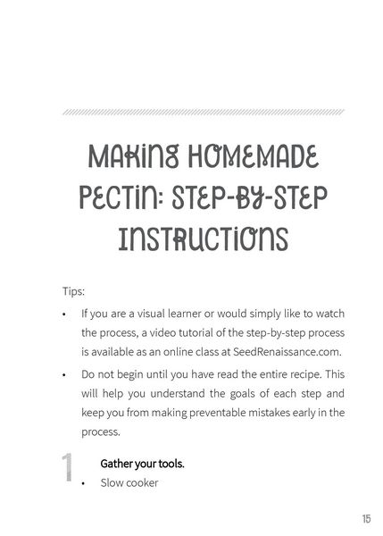 Produktbild: Simple Homemade Fruit Pectin