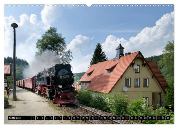 Produktbild: Schmalspurbahnen in Sachsen Anhalt (Wandkalender 2026 DIN A2 quer), CALVENDO Monatskalender