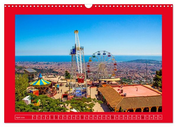 Produktbild: Ein Herz f&uuml;r Barcelona (Wandkalender 2026 DIN A3 quer), CALVENDO Monatskalender