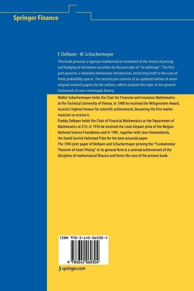 Produktbild: The Mathematics of Arbitrage