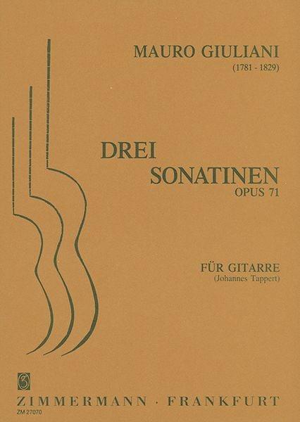Produktbild: Giuliani, M: Drei Sonatinen