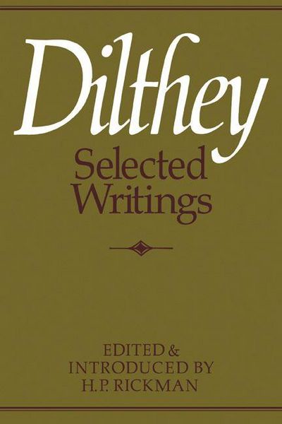 Produktbild: Dilthey Selected Writings