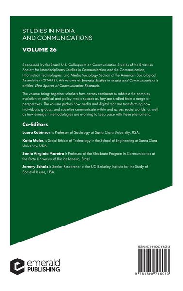 Produktbild: Geo Spaces of Communication Research