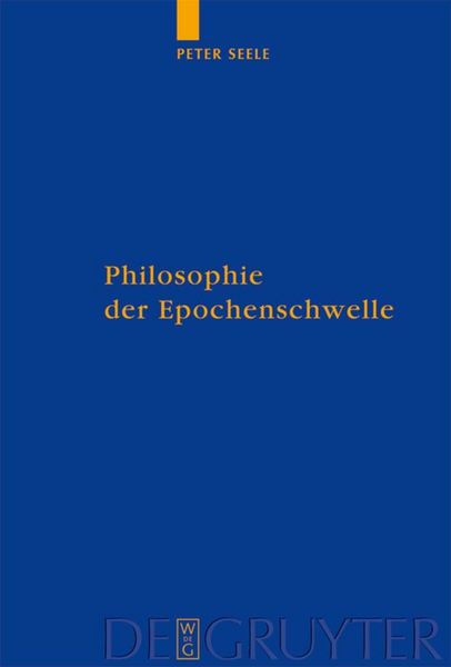 Produktbild: Philosophie der Epochenschwelle