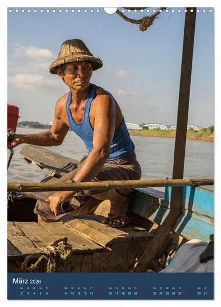 Produktbild: Reise durch Myanmar (Wandkalender 2026 DIN A3 hoch), CALVENDO Monatskalender